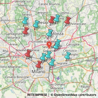 Mappa , 20099 Sesto San Giovanni MI, Italia (7.07067)