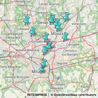 Mappa , 20099 Sesto San Giovanni MI, Italia (6.94692)