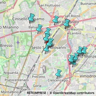 Mappa Largo Alfonso Lamarmora, 20099 Sesto San Giovanni MI, Italia (1.9235)