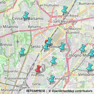 Mappa , 20099 Sesto San Giovanni MI, Italia (2.53417)