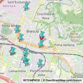 Mappa Piazza Moretto, 25121 Brescia BS, Italia (1.25364)
