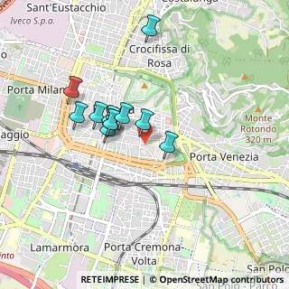 Mappa Piazza Moretto, 25121 Brescia BS, Italia (0.71545)
