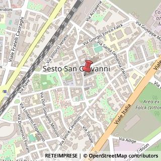 Mappa Via Dante Alighieri, 50, 20099 Sesto San Giovanni, Milano (Lombardia)