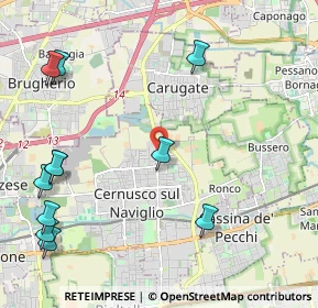 Mappa Via Besozzi corner of, 20063 Cernusco sul Naviglio MI, Italia (2.79455)