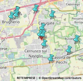 Mappa Via Besozzi corner of, 20063 Cernusco sul Naviglio MI, Italia (2.15846)