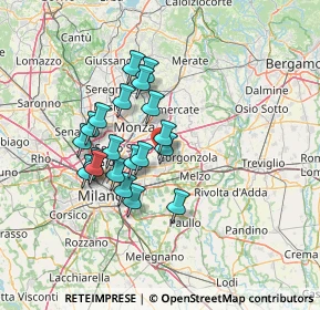 Mappa Via Besozzi corner of, 20063 Cernusco sul Naviglio MI, Italia (11.1945)