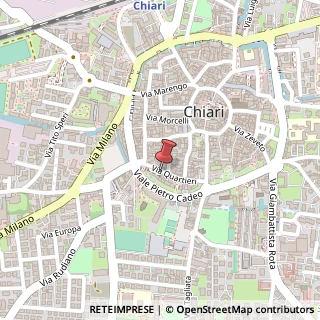 Mappa Via Quartieri,  27, 25032 Chiari, Brescia (Lombardia)