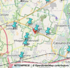 Mappa Via Giovanni XXIII, 20065 Inzago MI, Italia (2.51818)