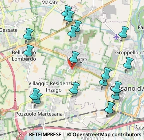 Mappa Via Giovanni XXIII, 20065 Inzago MI, Italia (2.36056)