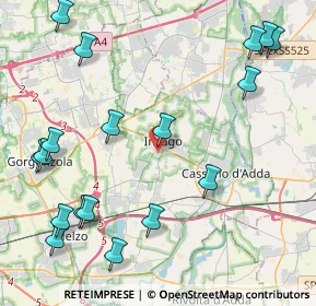 Mappa Via Giovanni XXIII, 20065 Inzago MI, Italia (5.39167)