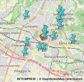 Mappa Via Italia, 25126 Brescia BS, Italia (1.63214)