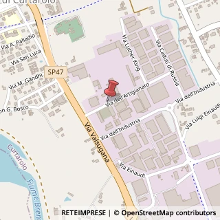 Mappa Via dell' Artigianato, 7, 35010 Curtarolo, Padova (Veneto)
