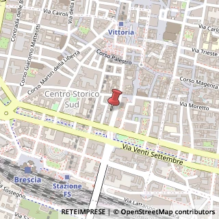 Mappa Via Antonio Gramsci, 24, 25121 Brescia, Brescia (Lombardia)