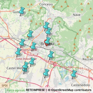 Mappa Via Antonio Gramsci, 25121 Brescia BS, Italia (4.48286)