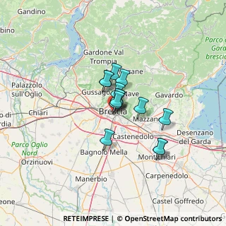 Mappa Via Pietro Bulloni, 25121 Brescia BS, Italia (7.68929)