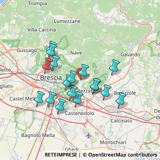 Mappa Via Don A. Tadini, 25082 Botticino BS, Italia (6.42059)