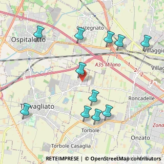 Mappa Via del Ferro, 25039 Travagliato BS, Italia (2.32182)