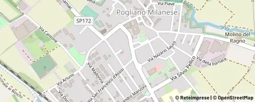 Mappa Pogliano Milanese