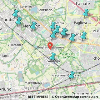 Mappa Via G. Garibaldi, 20010 Pogliano Milanese MI, Italia (2.24154)