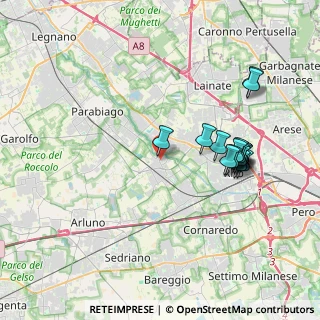 Mappa Via G. Garibaldi, 20010 Pogliano Milanese MI, Italia (3.78938)