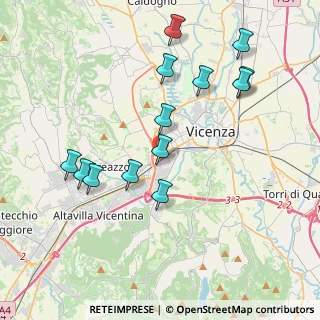 Mappa Via Gerolamo Frescobaldi, 36100 Vicenza VI, Italia (4.03538)