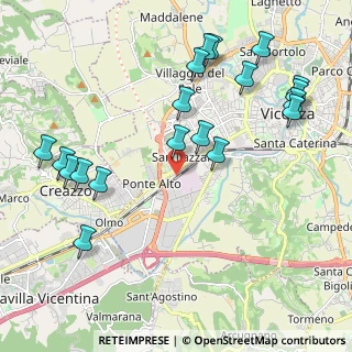 Mappa Via Gerolamo Frescobaldi, 36100 Vicenza VI, Italia (2.41053)