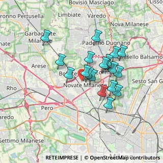 Mappa Via Benefica, 20026 Novate Milanese MI, Italia (2.83053)