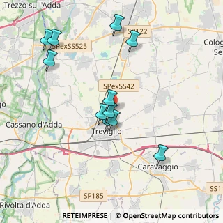 Mappa Via Giovanni da Verrazzano, 24047 Treviglio BG, Italia (3.76818)