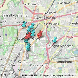 Mappa Via Concordia, 20099 Milano MI, Italia (1.35571)