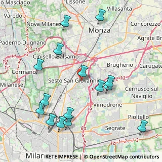Mappa Via Concordia, 20099 Milano MI, Italia (4.69333)