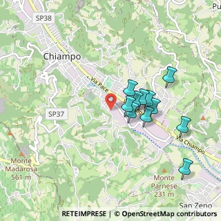 Mappa Via Cima Campodavanti, 36072 Chiampo VI, Italia (0.79545)