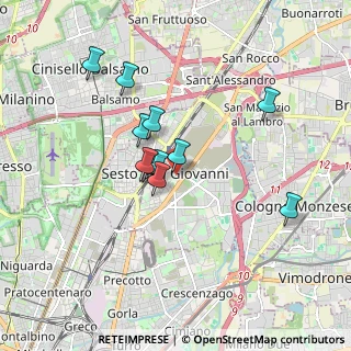 Mappa Via Padre Ravasi, 20099 Sesto San Giovanni MI, Italia (1.47818)