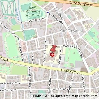 Mappa Corso Europa, 250, 20017 Rho, Milano (Lombardia)