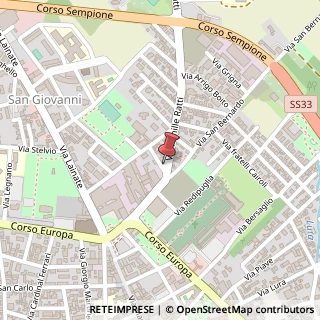 Mappa Via Achille Ratti, 37, 20017 Rho MI, Italia, 20017 Rho, Milano (Lombardia)