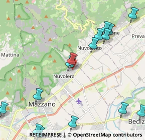 Mappa Via San Giovanni Bosco, 25080 Nuvolera BS, Italia (2.925)