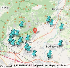 Mappa Via San Giovanni Bosco, 25080 Nuvolera BS, Italia (4.981)