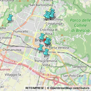 Mappa Via Francesco Crispi, 25121 Brescia BS, Italia (1.75)