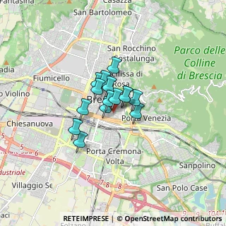 Mappa Via Francesco Crispi, 25121 Brescia BS, Italia (0.866)