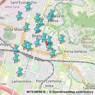 Mappa Via Francesco Crispi, 25121 Brescia BS, Italia (1.024)
