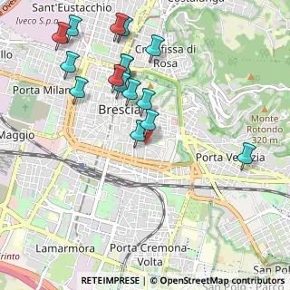 Mappa Via Francesco Crispi, 25121 Brescia BS, Italia (1.07875)