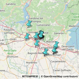 Mappa Via Francesco Crispi, 25121 Brescia BS, Italia (7.87)