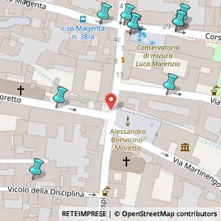 Mappa Via Francesco Crispi, 25121 Brescia BS, Italia (0.1385)