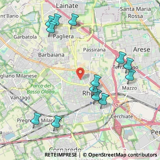 Mappa Via Legnano, 20017 Rho MI, Italia (2.38846)