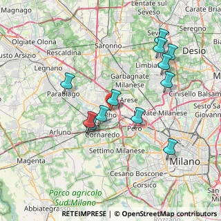 Mappa Via San Bernardo, 20017 Rho MI, Italia (7.46667)
