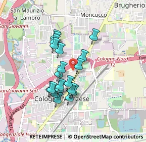 Mappa Via Giovanni Boccaccio, 20093 Cologno Monzese MI, Italia (0.715)