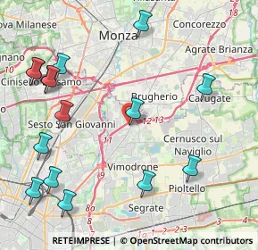 Mappa Via Giovanni Boccaccio, 20093 Cologno Monzese MI, Italia (5.24533)