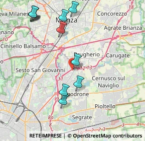 Mappa Via Giovanni Boccaccio, 20093 Cologno Monzese MI, Italia (4.69545)