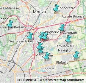 Mappa Via Giovanni Boccaccio, 20093 Cologno Monzese MI, Italia (3.46727)