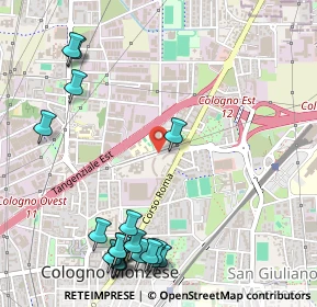 Mappa Via Giovanni Boccaccio, 20093 Cologno Monzese MI, Italia (0.7075)