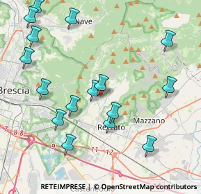 Mappa Via Benedusi, 25082 Botticino BS, Italia (4.66125)